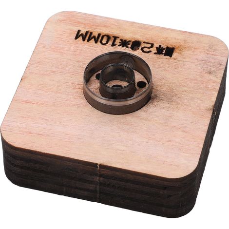 Découpe Cuir Emporte-pièce 20x10mm Anneau Rond Cercle Outil de Poinçonnage Moule Artisanat Bricolage (1/5)