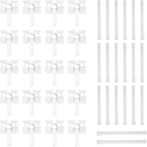 20 roller blinds with 20 spacing pieces, a set of simple repair accessories for vertical venetian blinds, and wear parts. (1/5)