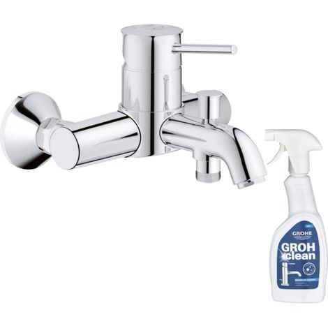 GROHE Quickfix Start Classic mezclador mecánico para baño-ducha + limpiador GrohClean (1/4)