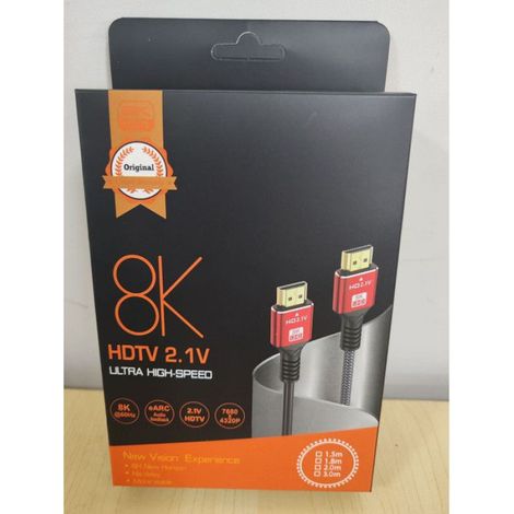 3 Mètres Cable HDMI à HDMI V2.1 Cable Extension Adaptateur 8K@60hz 4K@120hz (1/4)