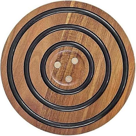 Dessous de plat magnétique en bois, dessous de plat magnétique pour casseroles (1/5)