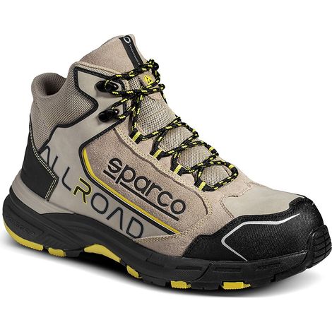 Chaussures de sécurité S3S SR en nubuck et daim – Semelle anti-perforation en fibre textile – Embout composite résistant 200J – Pointure 42 – Sparco