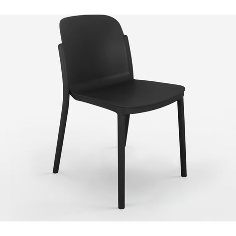 Sedia design moderno per cucina sala da pranzo ristorante Helene - Nero (1/5)