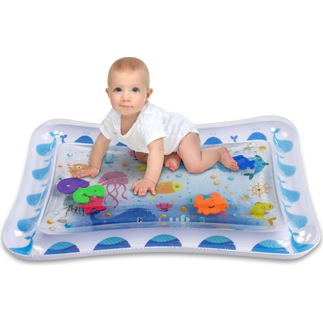 Baby Inflatable Play Mat, Child Inflated Water Mat, PVC Game Inflatable Cushion Boy Girl Plus 3 6 9 12 Months, Birthday Easter Christmas Gift Games 70x50 CM (1/5)