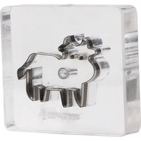 Emporte-pièce en Cuir Forme Vache 55x42mm pour Scrapbooking et Projets Créatifs (1/5)