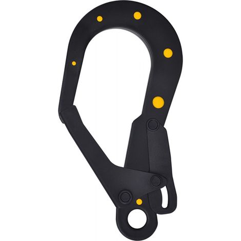 Moschettone per ponteggi a doppia azione - Dielettrico - 55 mm - FA5022255
