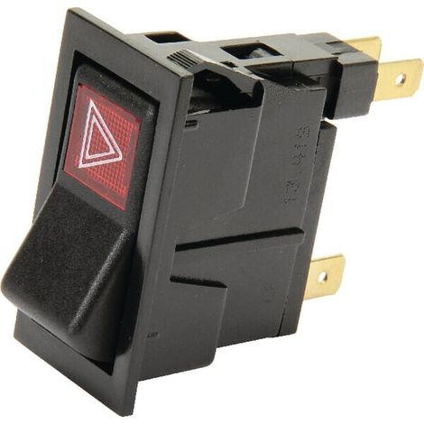 Interruptor basculante 0-I apagado-encendido 4 polos'Luces de emergencia COBO 13419000 (1/2)