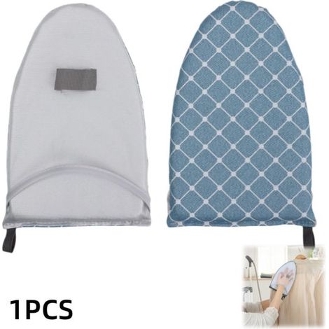 Asse da stiro portatile - Guanti da stiro - Asse da stiro - Resistente al calore - Con anelli per le dita - Portatile - Accessori per la stiratura - Adatto a tutti i tipi di ferri da stiro a vapore - (1/5)