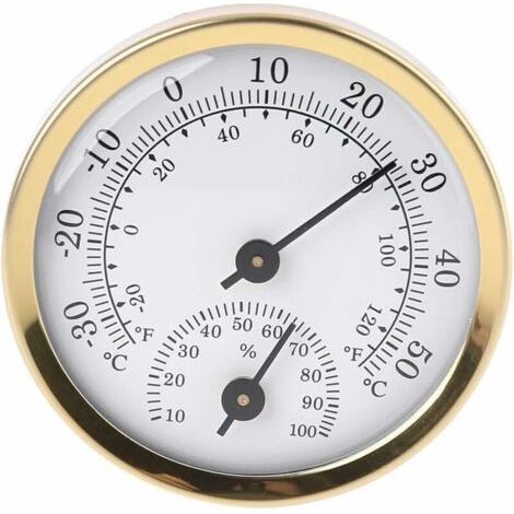 Thermomètre intérieur analogique hygromètre - Affichage de la température de l'humidité (1/4)