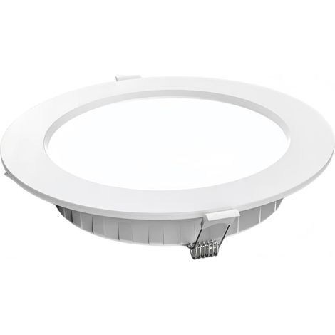 Plafond Spot Encastré Led,Blanc Froid 6500K, Lampe Panneau de Plafond, Inclut les Transformateurs, 15w,Ultraminces Rond Diamètre 195mm