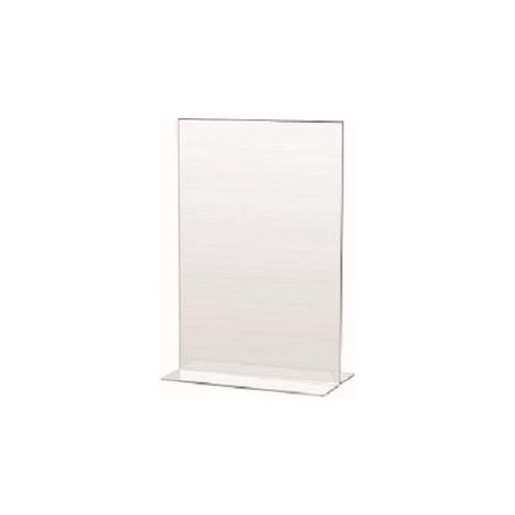 Lebez 7087 Speisekartenhalter Tischplattenhalterung Transparent Acryl