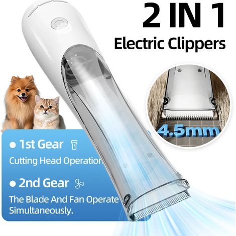 Tondeuse électrique pour animaux domestiques, tondeuse à poils pattes et corps pour chat et chien, coupe-poil professionnel