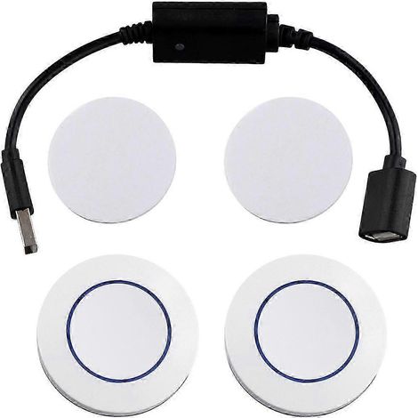Interrupteur marche/arrêt sans fil RF DC 5V compatible USB pour ruban LED, lampe de lecture, etc. WHBYV (1/4)