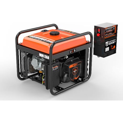 -CAHERSA- Generador Inverter CRETA ATS 7500W GENERGY Grupo de Luz (1/5)
