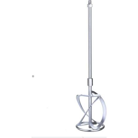 Kit de 1 agitateurs pour mélangeurs peinture et mortier (1 accessoires, longueur totale 58 cm, diamètre de malaxage 120 mm, filetage M14) (1/4)
