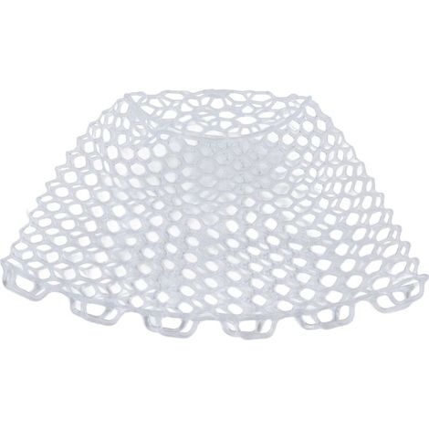 Filet de pêche à la mouche pliable, sac de remplacement en caoutchouc transparent pour pêcheur, profondeur 21 cm blanc (1/5)