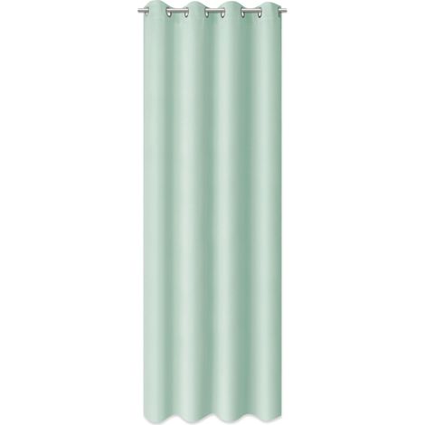 Mömax Ösenvorhang Abby Salbeigrün ca. 140x235cm (1/2)