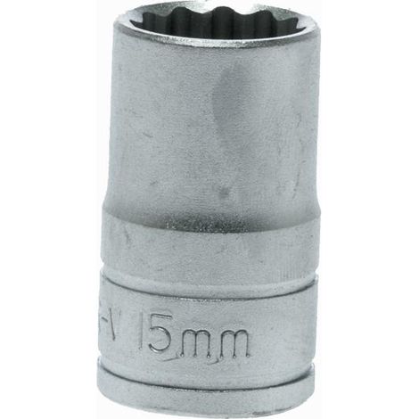Llaves de vaso bihexagonales 1/2" 15 mm TENGTOOLS 74310608