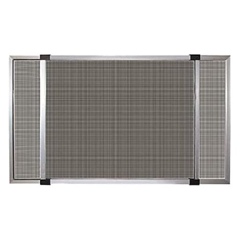 Moustiquaire de fenêtre extensible 50x70 cm – Cadre aluminium – Tissage dense en fibre de verre – Installation facile avec brosse