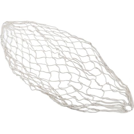Hamac en corde de coton tissé à la main, capacité de 120 kg, portable, pour l'intérieur et l'extérieur (terrasse, jardin). (1/5)