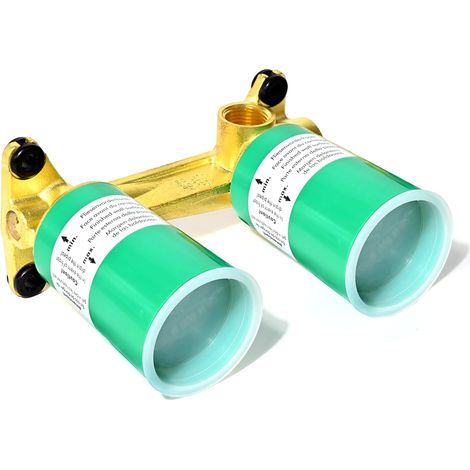 Kit de raccordement encastré – Compatible AXOR et Hansgrohe – Pour mitigeurs lavabo monocommande – Corps laiton (1/5)