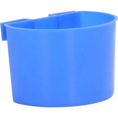 20 Pièces Mangeoire Oiseau Plastique Bleu, Abreuvoir Perroquet, Kit Bol Nourriture pour Cage 11x6cm (1/5)