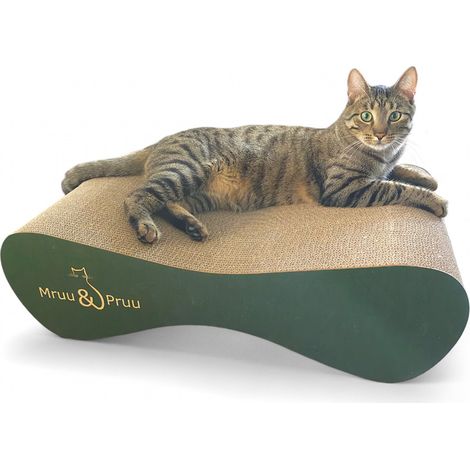 Rascador para gatos Mimi  verde 40 cm  70 x 23 x 40 cm  MruuPruu (1/5)