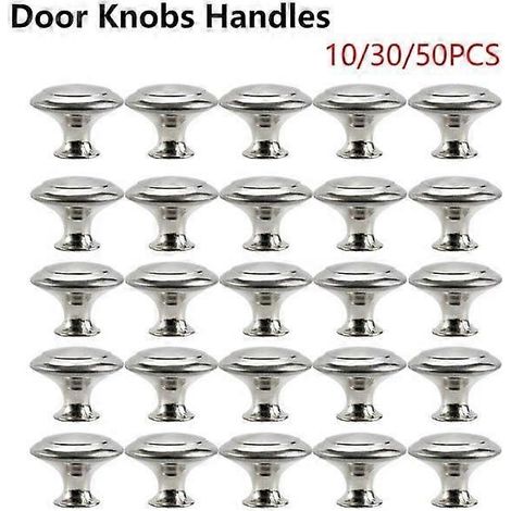 10/30/50 boutons ronds pour tiroirs, armoires, placards de cuisine (1/5)