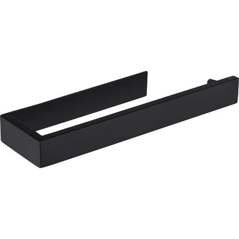 Anneau porte-serviettes Porte-serviettes, 304 Acier inoxydable support de serviettes Accessoirs WC Salles de Bains (sans perçage, noir) (1/5)