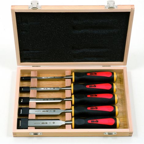 Coffret 5 ciseaux de sculpteur tri-matière - MOB (1/4)