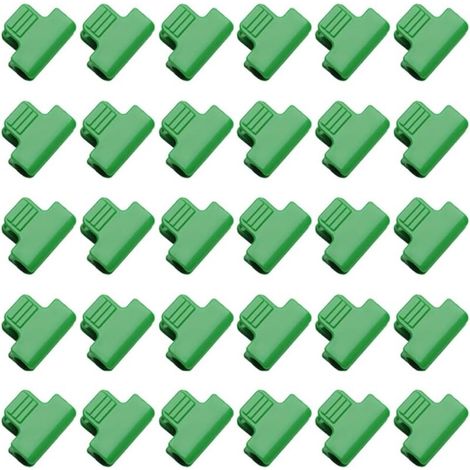 Clip per serre (16 mm), clip per serre, clip per coperture in pellicola, clip per archi da giardino (confezione) (1/4)