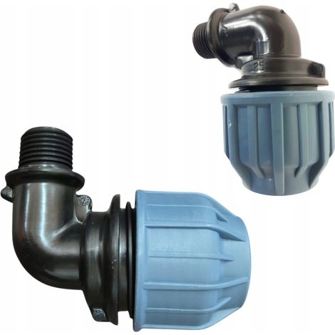 Codo de PE de 25-1/2"M (1/4)