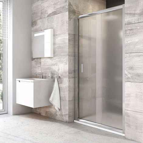 Ravak Blix - Puerta de ducha BLDP2-110, 107-111 cm, aluminio brillante/cristal Uva 0PVD0C00ZG