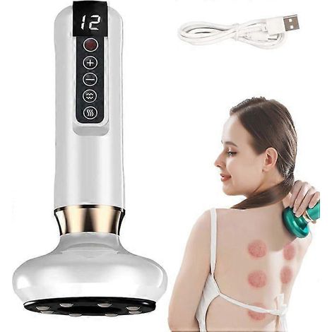 Appareil de massage portatif intelligent anti-cellulite, ventouses électriques avec 12 modes d'aspiration. Ce masseur amincissant convient pour (1/5)
