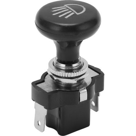 Accessoires de Chariot Interrupteur de Phare Push Pull Type 4034 12 V 15 A Remplacement Universel pour Interrupteur de Phare EZGO Push Pull Interrupteur de Phare de Voiture Push.. (1/5)