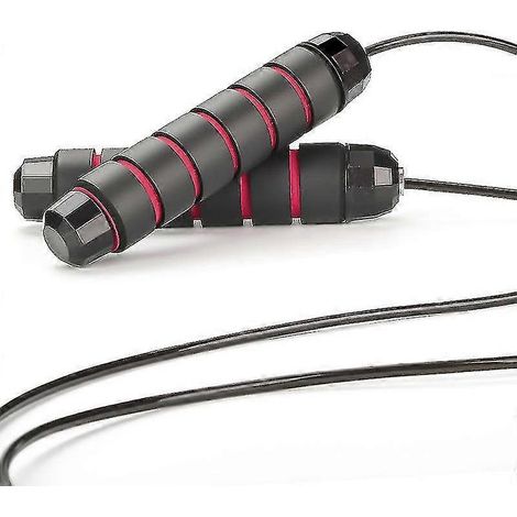 Springseil mit Kugellagern, Kabel und Griff aus Memory-Schaum, ideal für Cardio-Übungen wie Schnelligkeitstraining, extreme Sprünge und Ausdauertraining. (1/5)