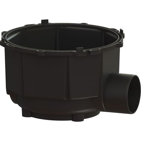 Kessel Grundkörper Hof-/Regenablauf mit Auslauf DN 150 d. 450mm