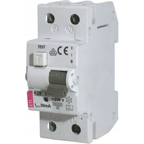 Disjoncteur Différentiel KZS-2M - 20A - 2 pôles - Sécurité Electrique Fiable - Protection AC