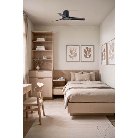 HEY TUB S Ventilatore da soffitto nero TUYA (1/5)