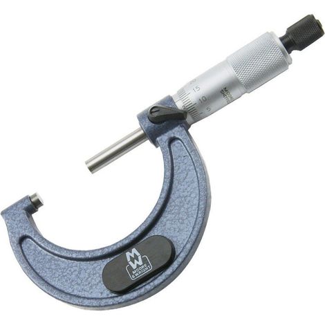 Moore & Wright 1966M/50 Traditional External Micrometer, 25-50mm Range, 0.01mm Precision, Model MAW1966M50 (1/3)
