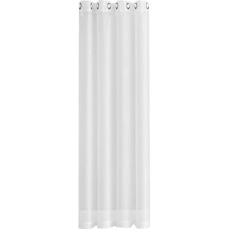 Rideau Occultant Anti UV 4.3 x 6 ft - Voilage Polyester Imperméable Anti Chaleur pour Terrasse Baie Vitrée Fenêtre (1/5)