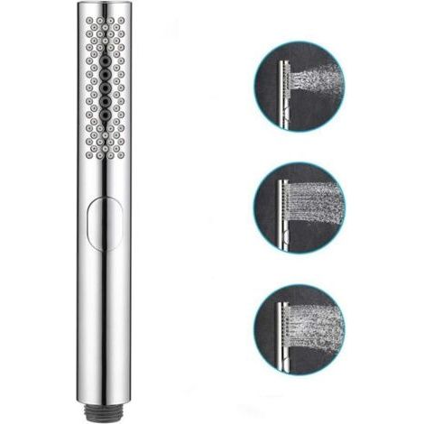 BARKBUSTERS Douchette tube de bain avec 3 fonctions de mode eau , douilles en silicone faciles à nettoyer , finition chromée (1/4)