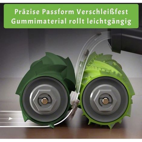 Pièces de rechange - 2 paires de rouleaux de brosse - Accessoires pour iRobot i7/i3/i4/e5 (1/4)