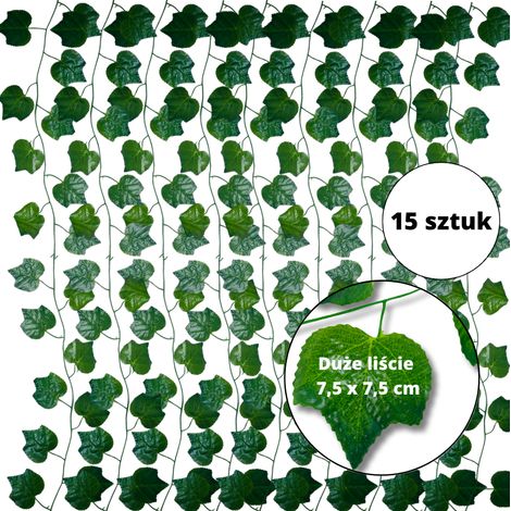 Efeugirlande - 235 cm - 15 Stück - (1/5)