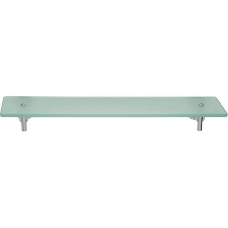 [NEUWERTIG] B-Ware tesa Glasablage Ablage Glasregal Glasablage verchromt 55cm chrom weiss 40298 (1/2)