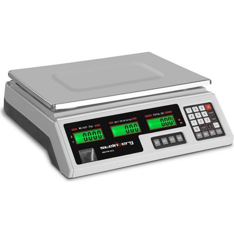 Balance poids-prix - 40 kg / 2 g - 33,9 x 23,3 x 0,6 cm