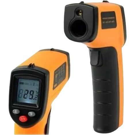 DEESSE SHOP-Pistolet de mesure de la température Positionnement laser sans contact Thermomètre infrarouge portatif de haute précision (1/5)
