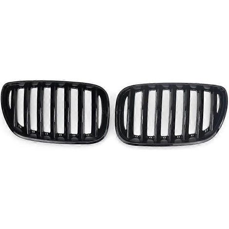 Kühlergrill für die Frontstoßstange (Nierengrill) für BMW X5 E53 LCI (2004–2006) – Komplett schwarz