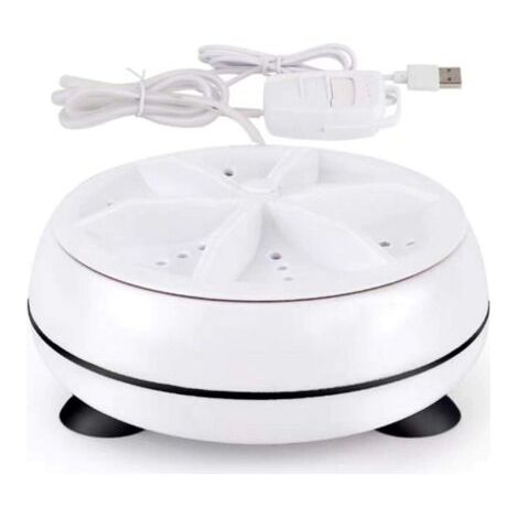 Mini machine à laver portable à ultrasons pour enlever la saleté - Câble USB - Pour voyage, maison, voyage d'affaires (1/4)