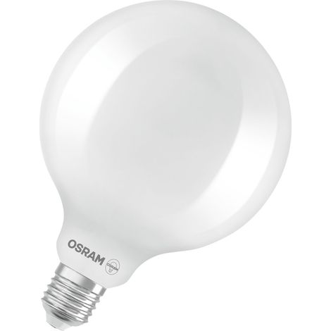OSRAM LED Star Globe125 150 Filament in G125-Form, LED lamp, lead-free glass, matte, 17 W, (ex 150 W), 2452 lm, cool white, 6500 K, 15000 h, CRI 80 (1/4)